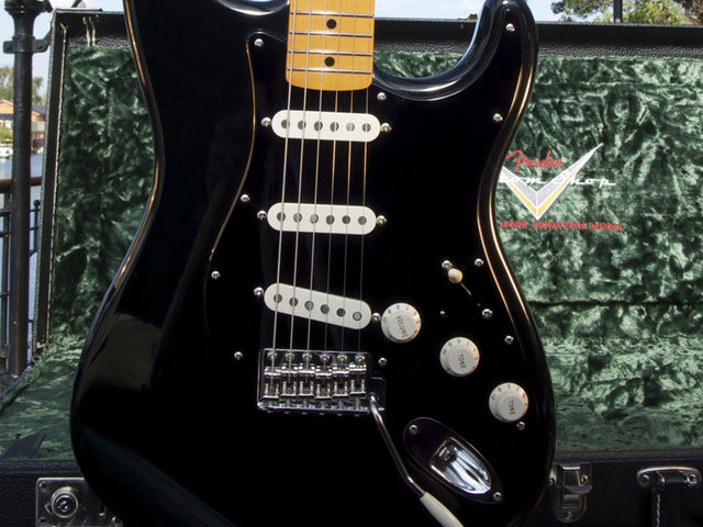 Fender launches David Gilmour Black Strat The Black Strat is out in September